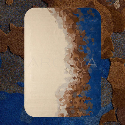 Wabi Sabi Earth Tone Rug - scene