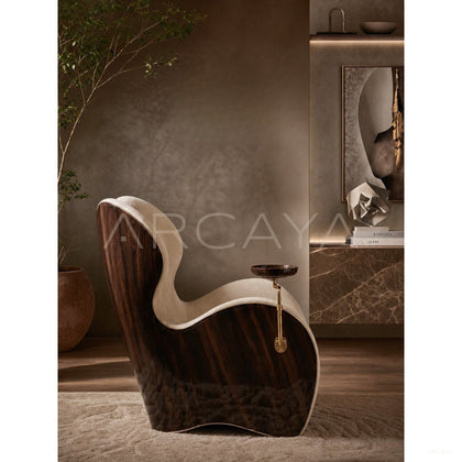 Sculptural Cigar Chair With Tray 2 - scene