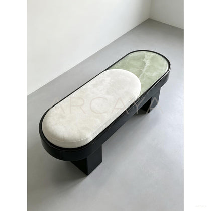 Art Jade Stone Bench - scene