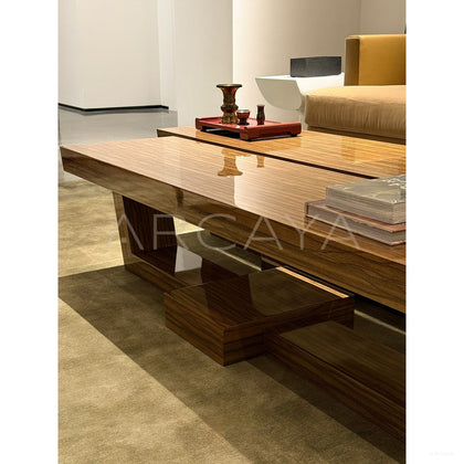 Bali Solid Wood Coffee Table - scene