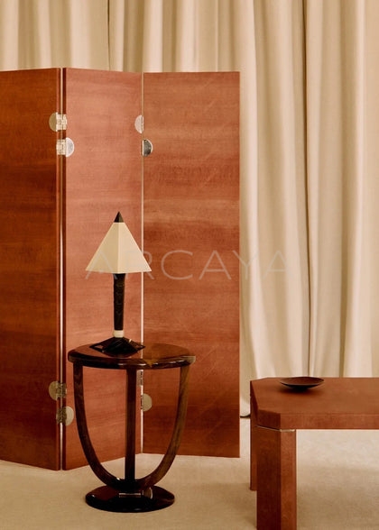 Parchment Wabi Sabi Folding Screen - scene