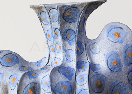 Handmade Irregular Ceramic Vase Boxi - scene