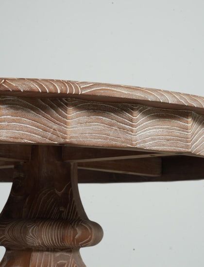 Wabi Sabi Distressed Side Table - detail