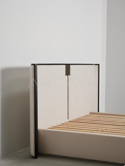 New Chinese Style Custom Bed - detail