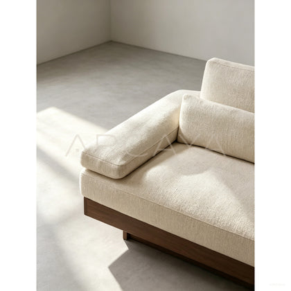 Relaxed Simple Living Room Sofa - scene