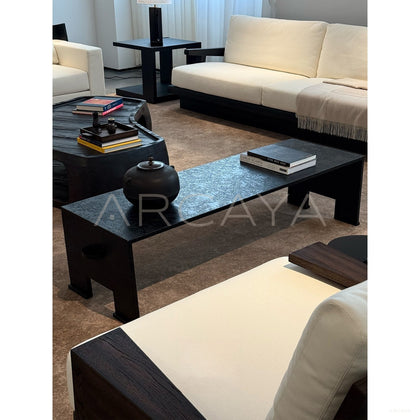 Textured Statement Piece — Coffee Table - scene