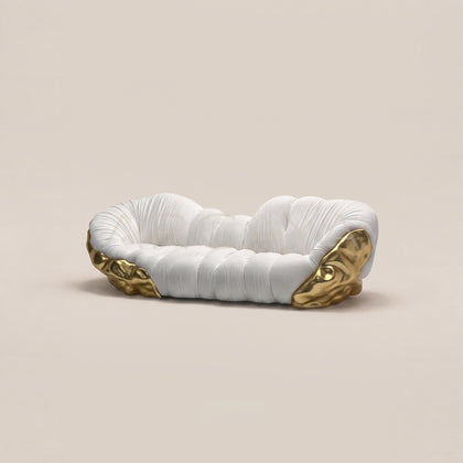 Sculptural Gilded Cloud Sofa - main