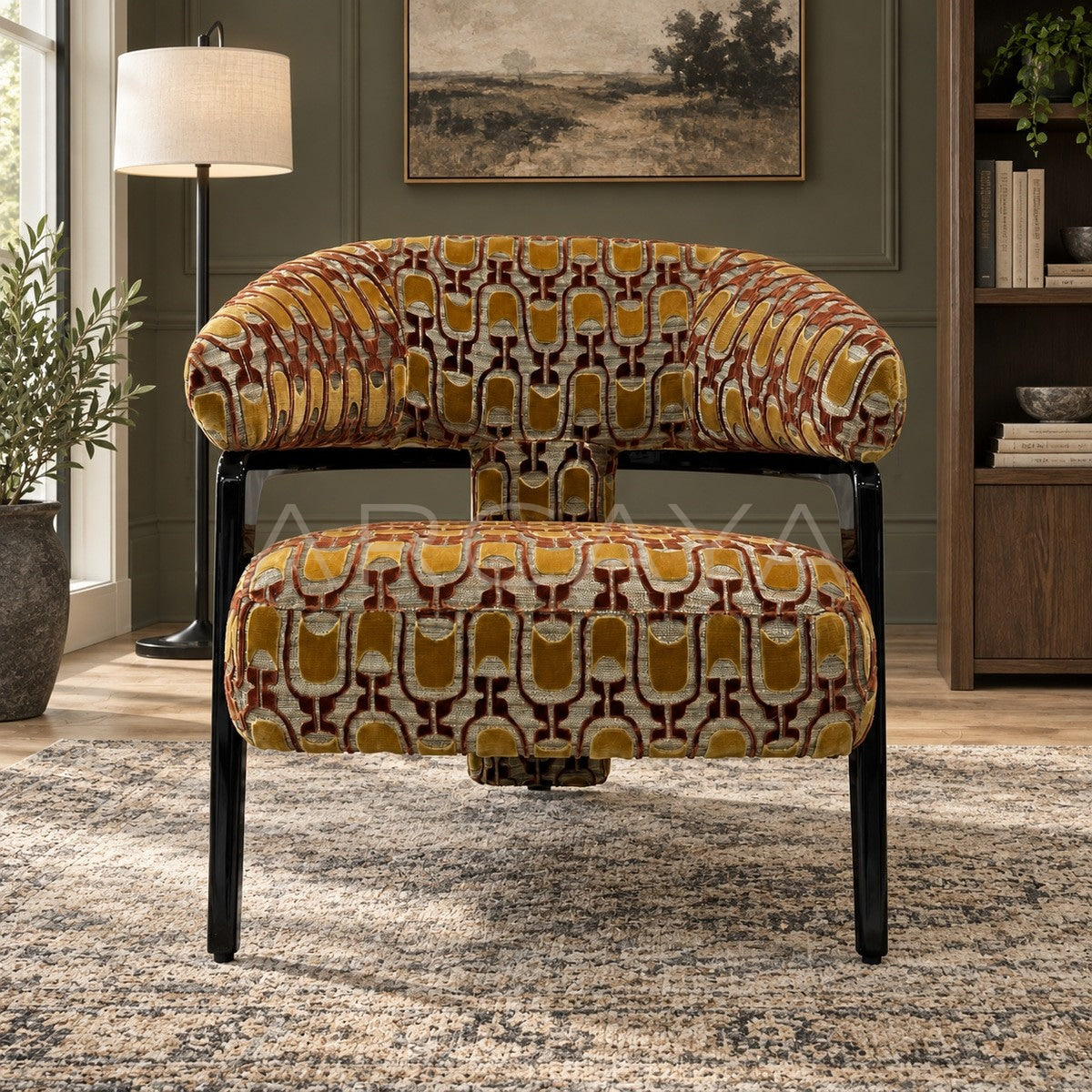 Fabric Lounge Chair - main