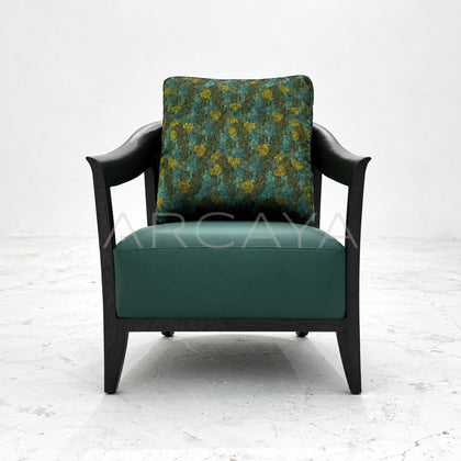 Solid Wood Frame Lounge Chair - main