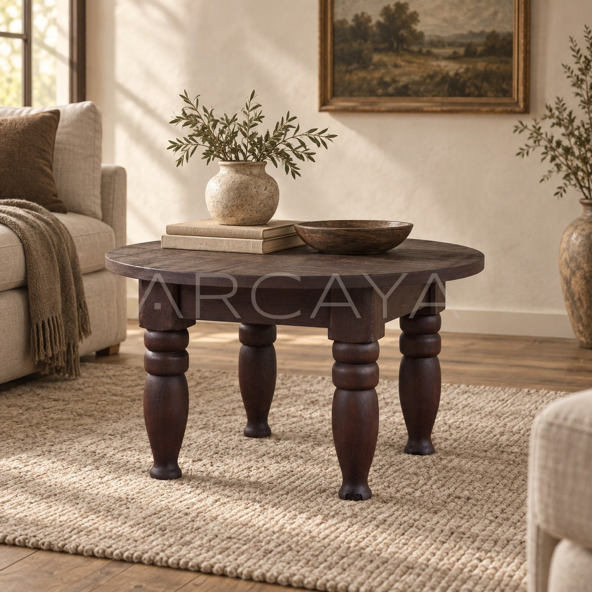 Remain Copper Coffee Table in detail