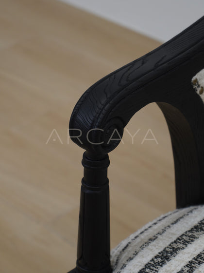 Yiduo Ink Poem Lounge Chair - detail