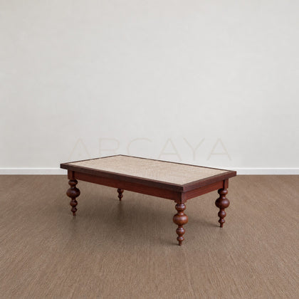 Raffles Concrete Rattan Table - main