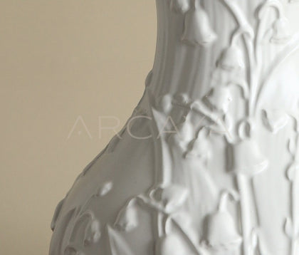 Relief Lily Of The Valley Ceramic Vase - scene