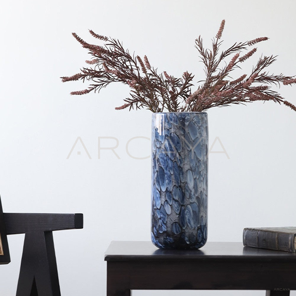 Marble Pattern Glass Vase - main
