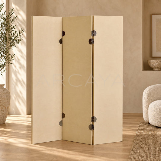 Parchment Wabi Sabi Folding Screen - main