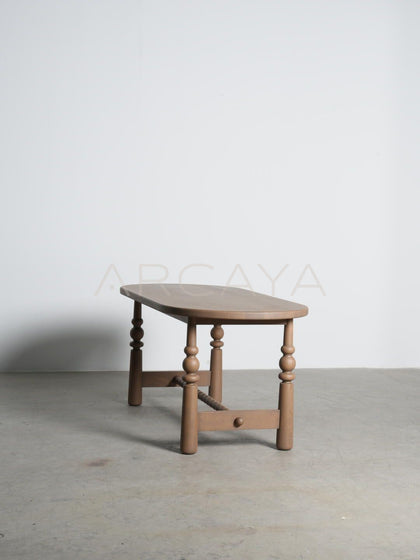 Custom Color Oval Long Table - scene