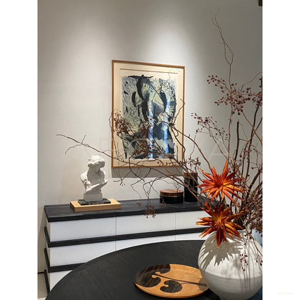 Black White Layered Cabinet - scene