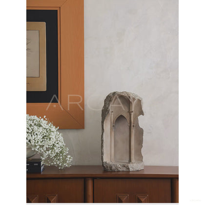 Gothic Arch Ruin Sculpture - scene