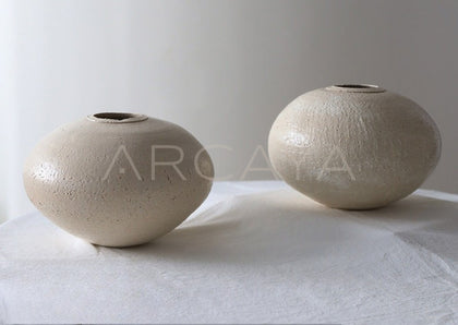 Handmade Stoneware Tea Set - scene