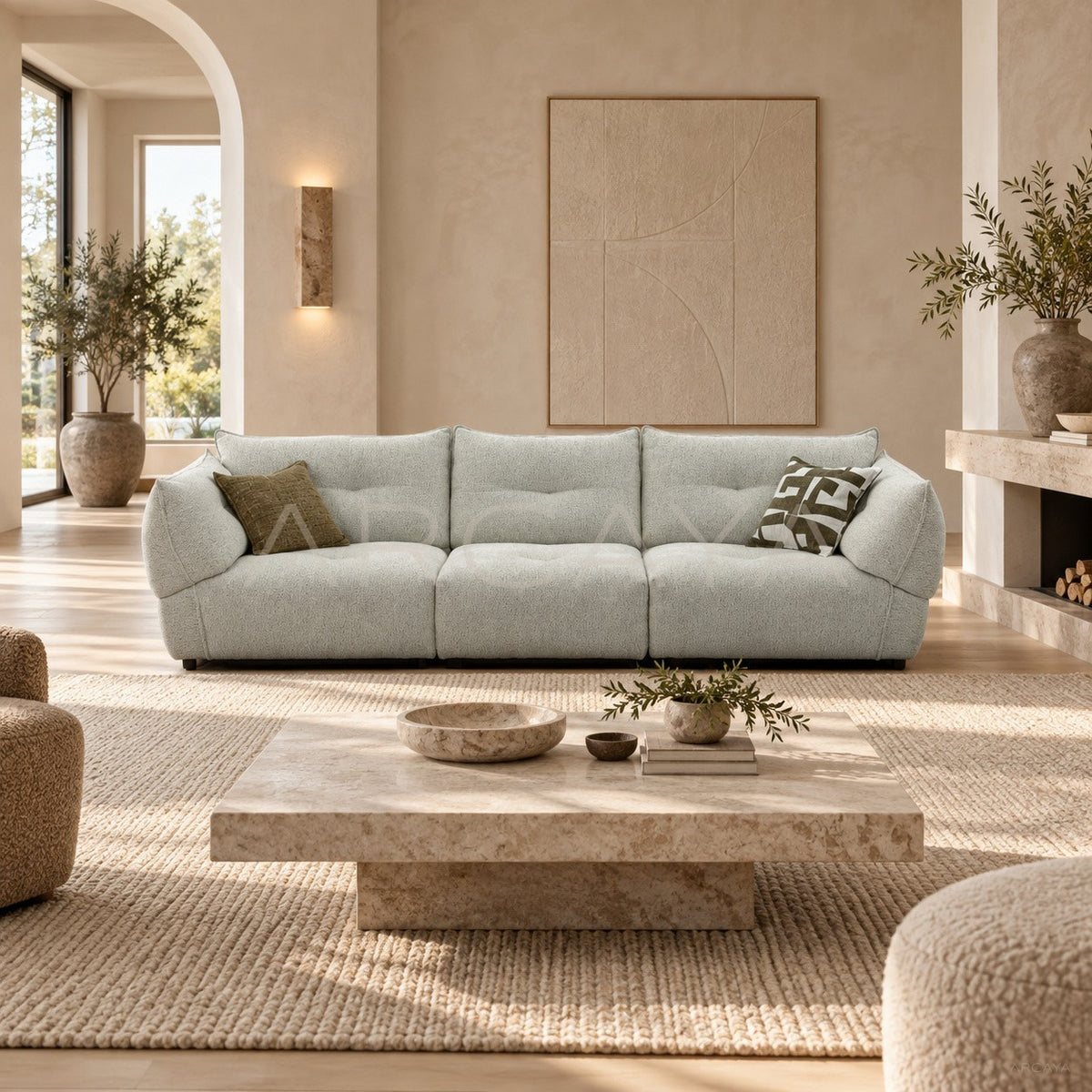 Jeaek Qingye Sofa in detail
