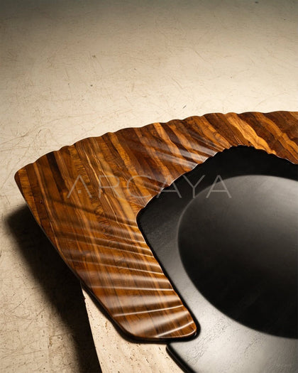 Mara Mixed Material Coffee Table - detail
