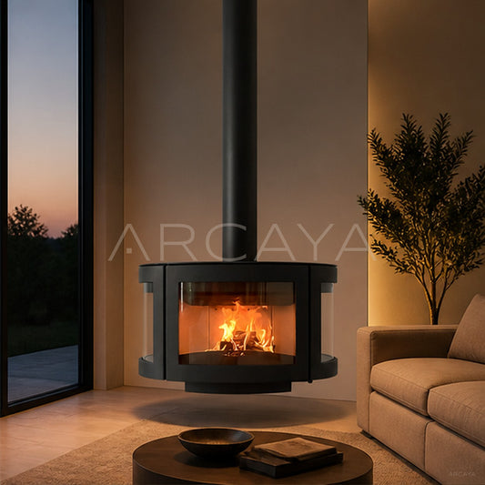 Kaius Hanging Fireplace - main