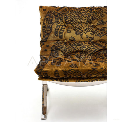 Ohm Lounge Chair Tiger Mountain Velvet - scene