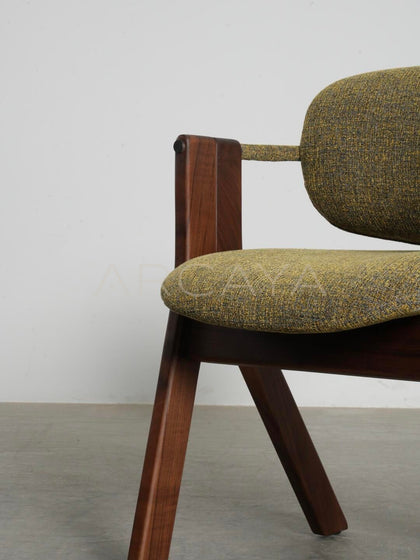 Walnut Dining Chair - detail