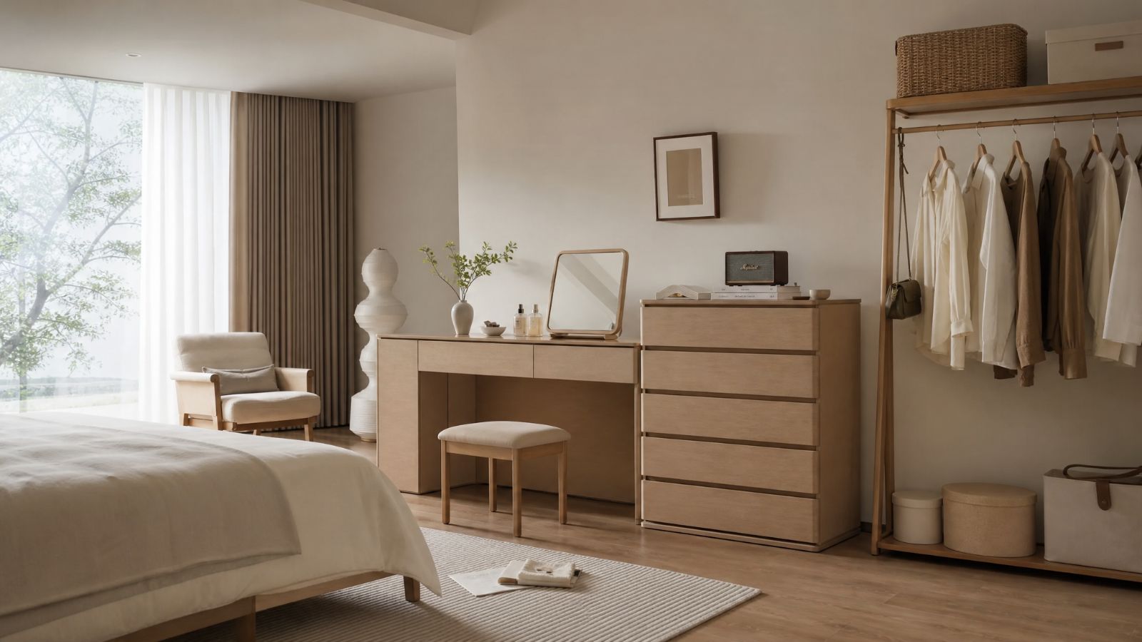 Dressers in a modern room