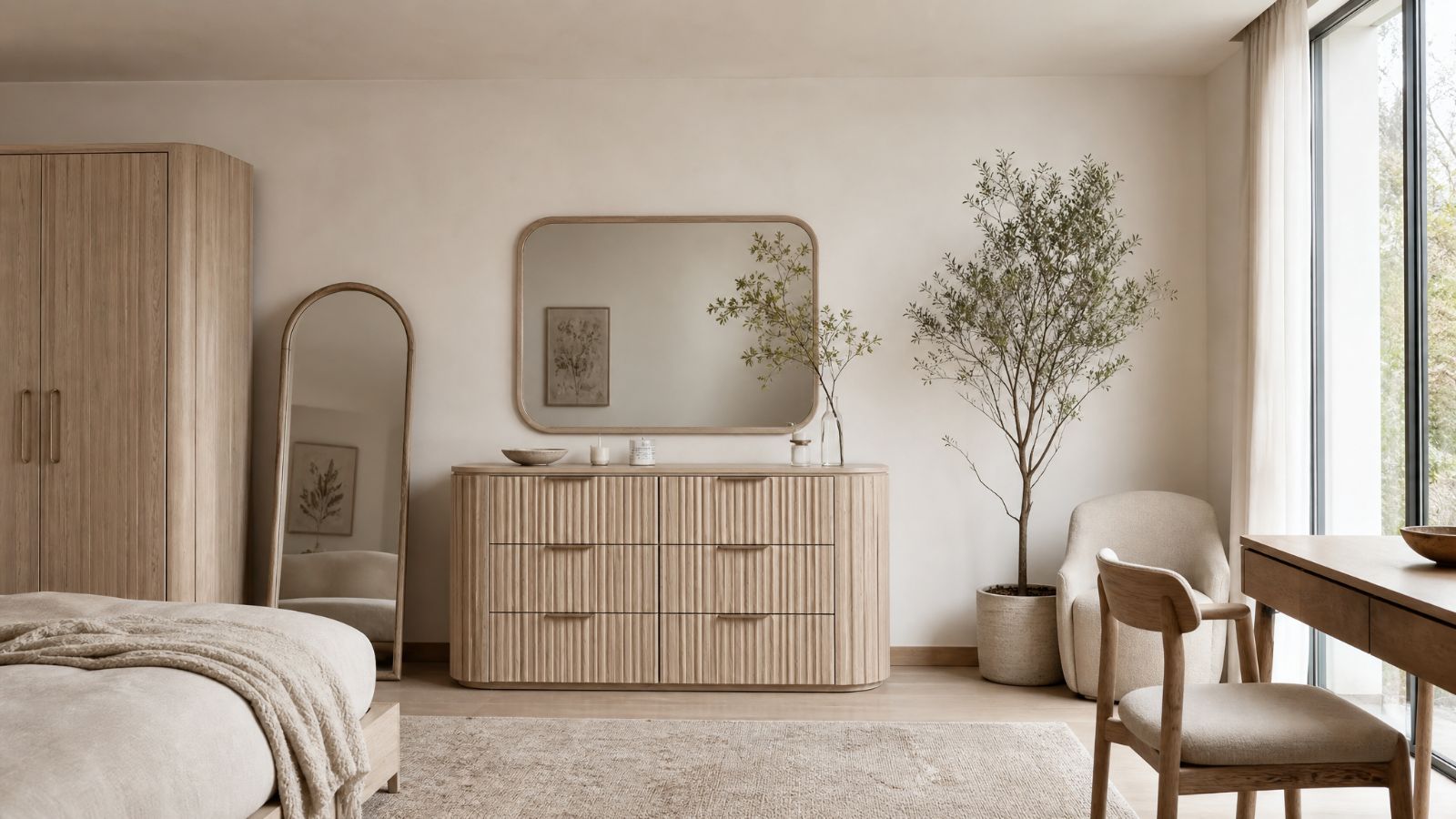 Dressers in a modern room