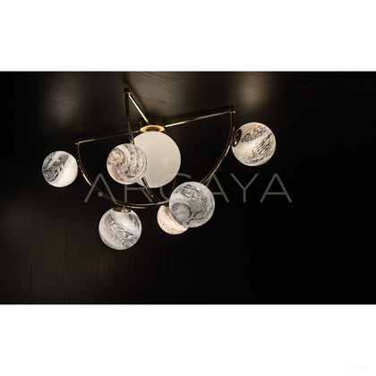 Stone Planet Ceiling Light 60184 - scene