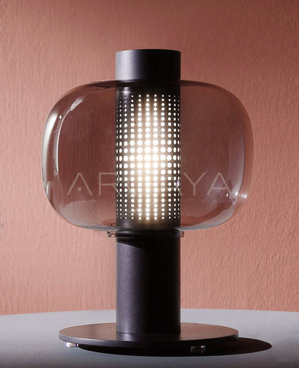 Mesh Glass Column Table Lamp 21910 - detail