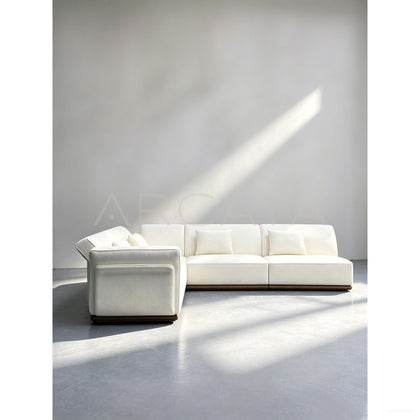 Negative Space Living Room Sofa - scene