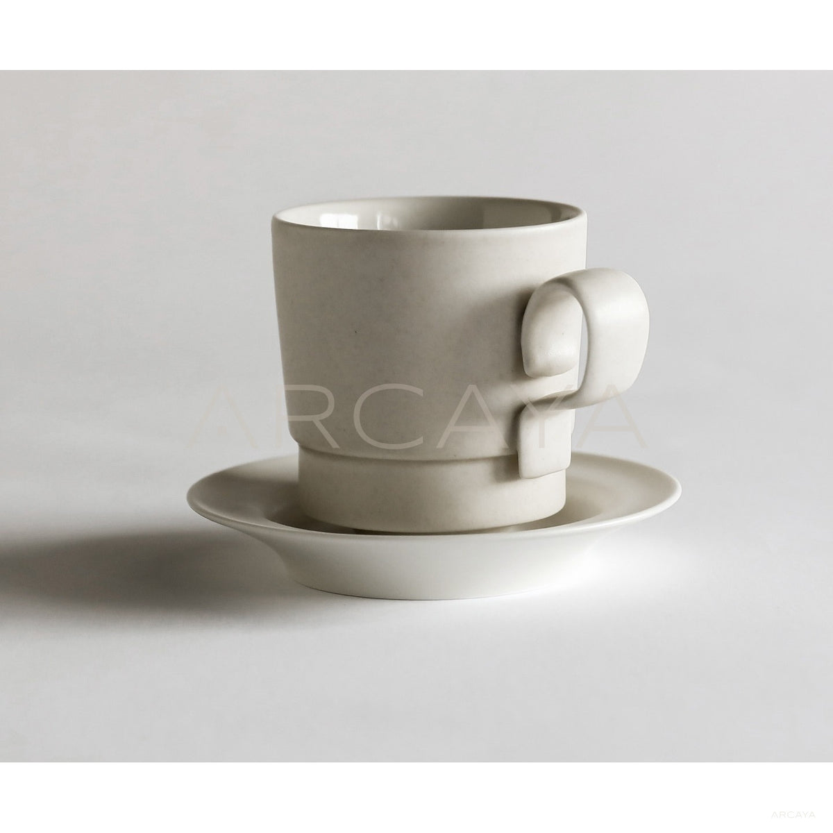 Vintage Ceramic Coffee Cup in detail