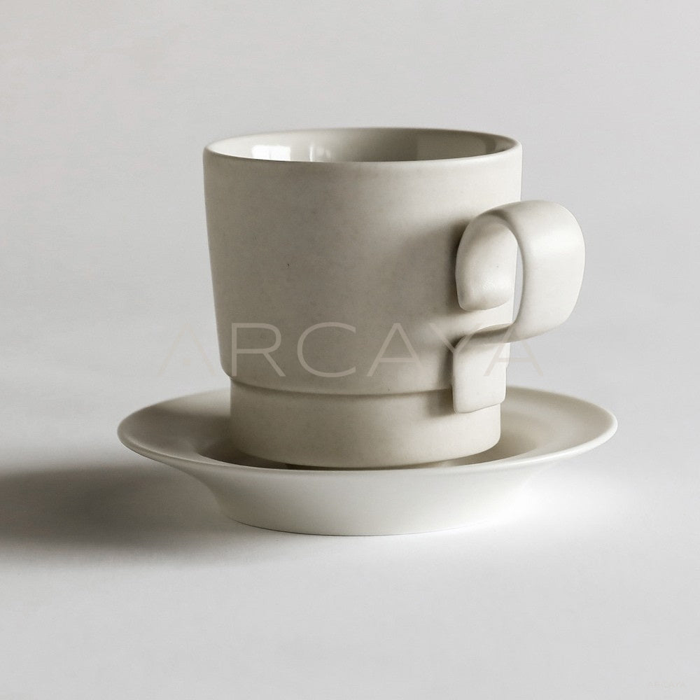 Rongbai Collab Vintage Ceramic Coffee Cup - main