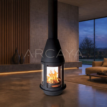 Edith Hanging Fireplace - scene