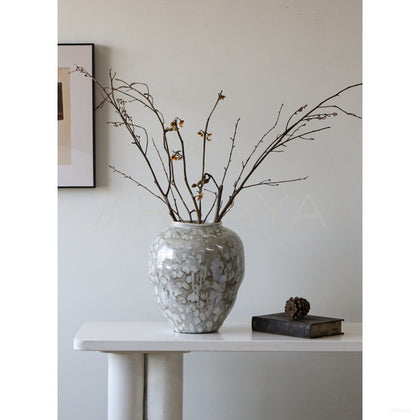 Jingdezhen Wabi Sabi Large Floor Jar Vase - scene