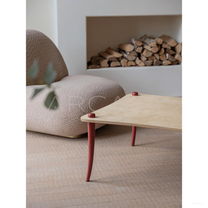 Luoli Red Coffee Table - scene