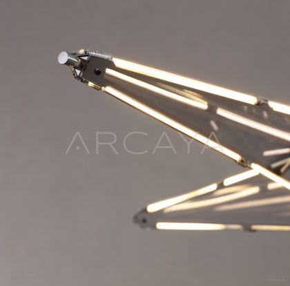 Triangular Prism Frame Pendant Light 80724 - scene