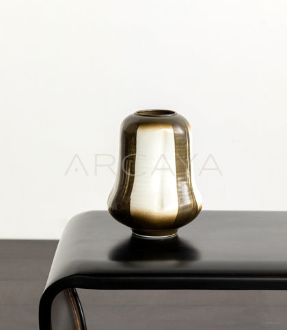 Mid Century Gradient Glaze Ceramic Vessel - scene