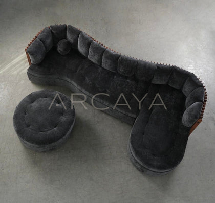 O Palm Low Back Modular Sofa - scene