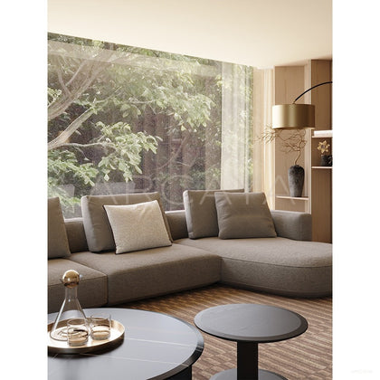 Irregular Corner Fabric Sofa - scene