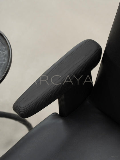 Hector Brushed Wood Grain Dining Chair - detail