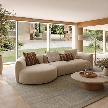 Naturalist Curved Sofa - main