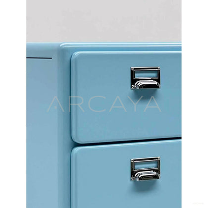 Milk Blue Fifteen Compartment Chest - scene