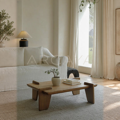 Reclaimed Wood Mid Century Collection — Coffee Table - main