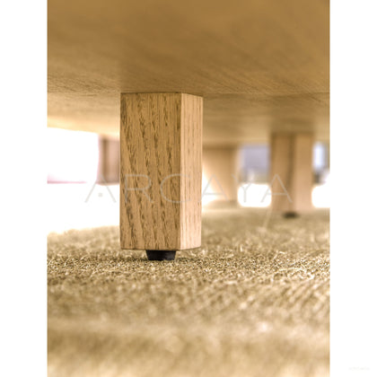 Italian Minimalist Oak Sideboard - scene