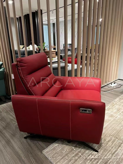 Red Recliner Sofa German Motor - scene