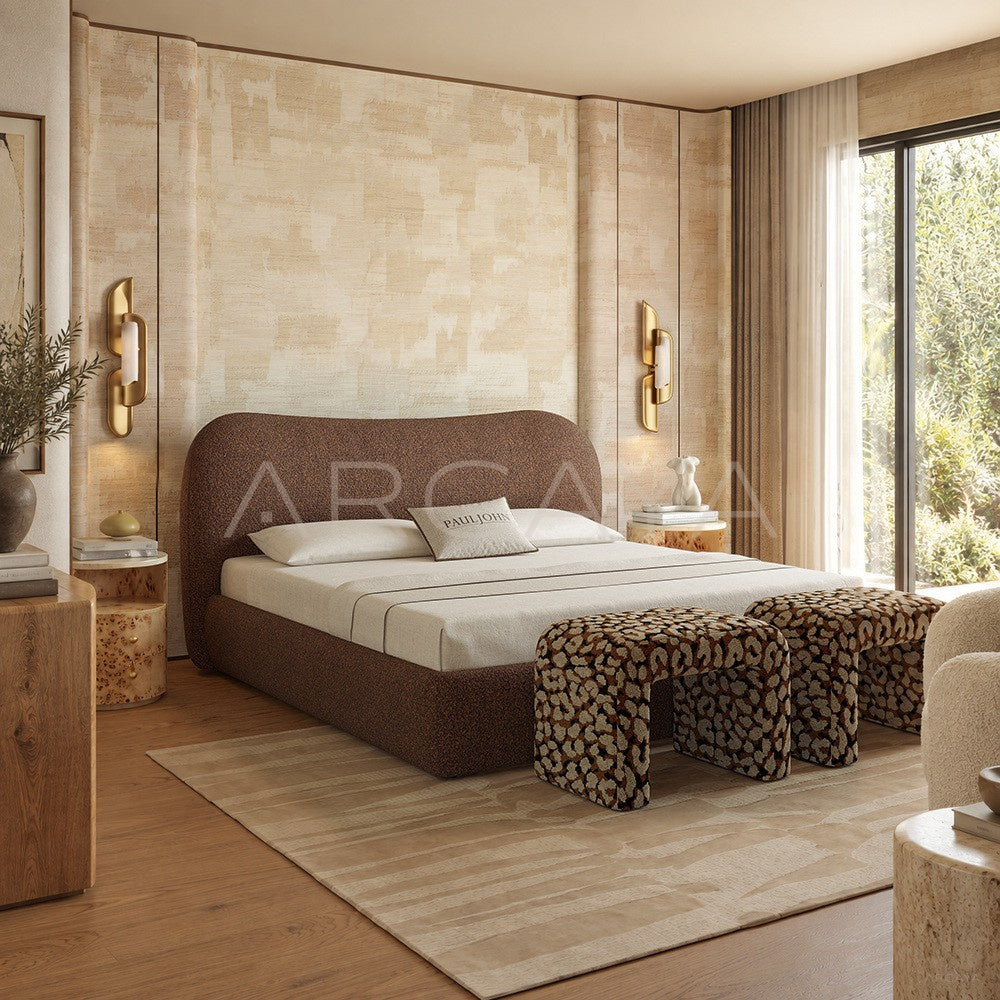 Statement Fabric Bed - main