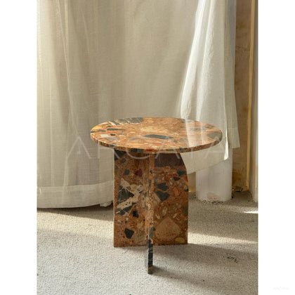 Terrazzo Mid Century Side Table - scene